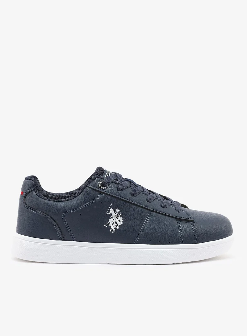 Women's Navy Sneakers with White Contrast – Bold Lace-Up Style for Striking Everyday Look